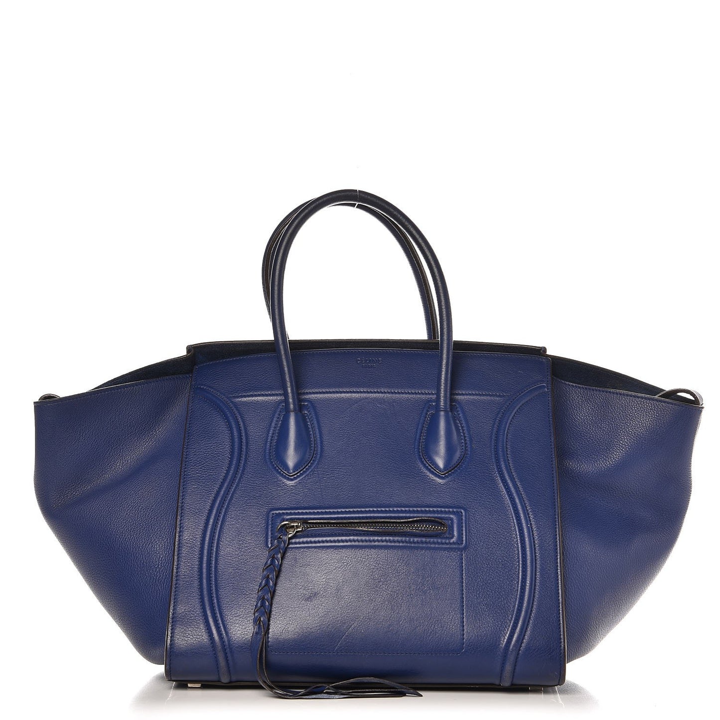 Supple Calfskin Medium Phantom Luggage Indigo