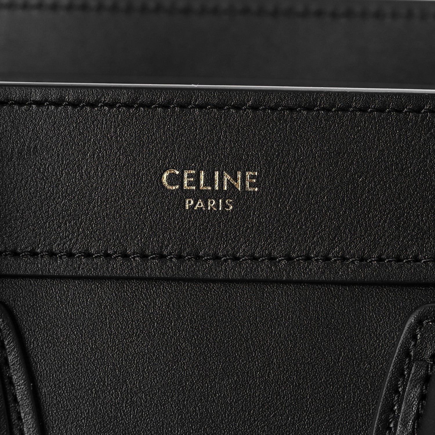 Celine Smooth Calfskin Nano Luggage Black 5 of 8