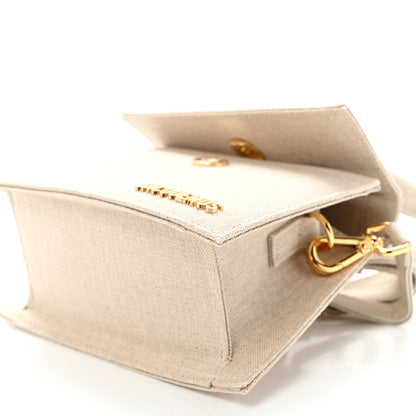 Jacquemus Linen Le Chiquito Moyen Light Greige 9 of 9