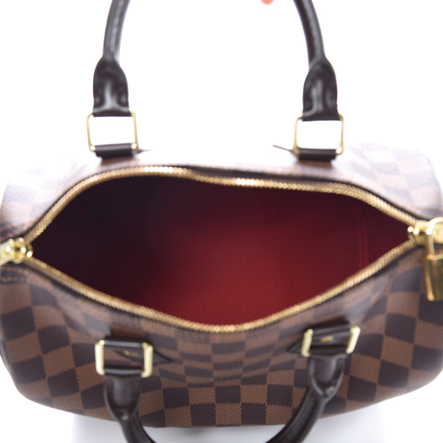 Louis Vuitton Damier Ebene Speedy Bandouliere 25 6 of 8
