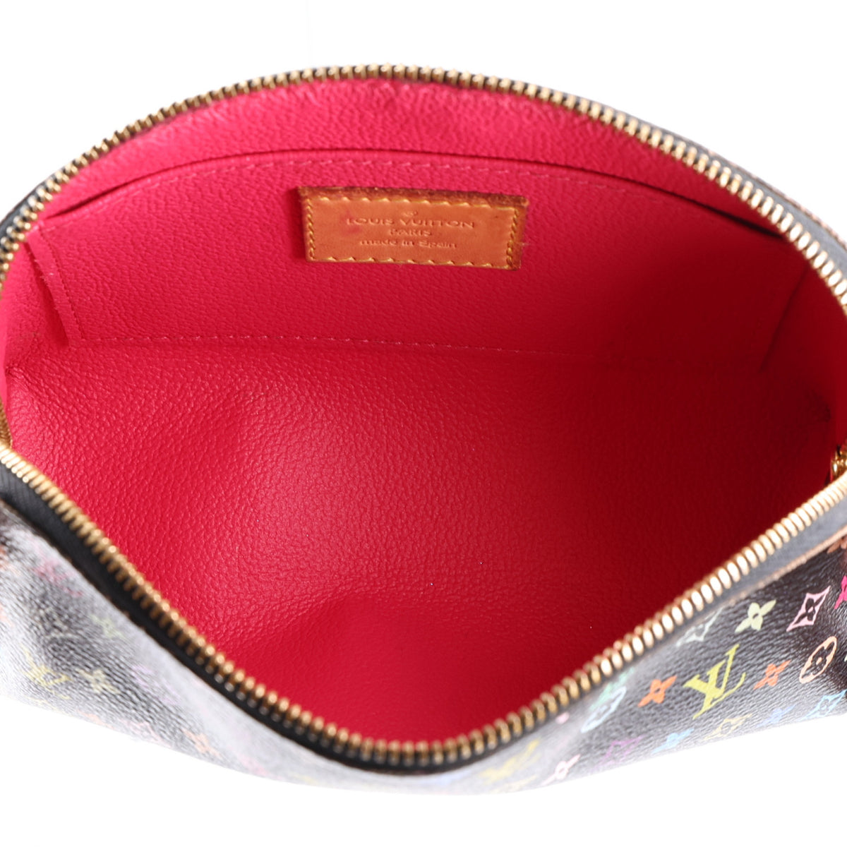 Monogram Multicolor Cosmetic Pouch Black Grenade