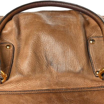 Prada Vitello Daino Pushlock Shoulder Bag Brown 12 of 16