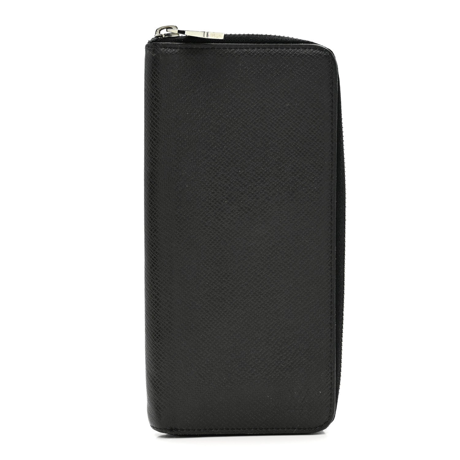 Louis Vuitton Taiga Vertical Zippy Wallet Black 1 of 9