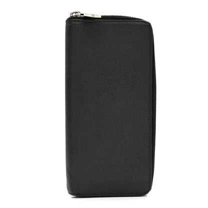 Louis Vuitton Taiga Vertical Zippy Wallet Black 1 of 9