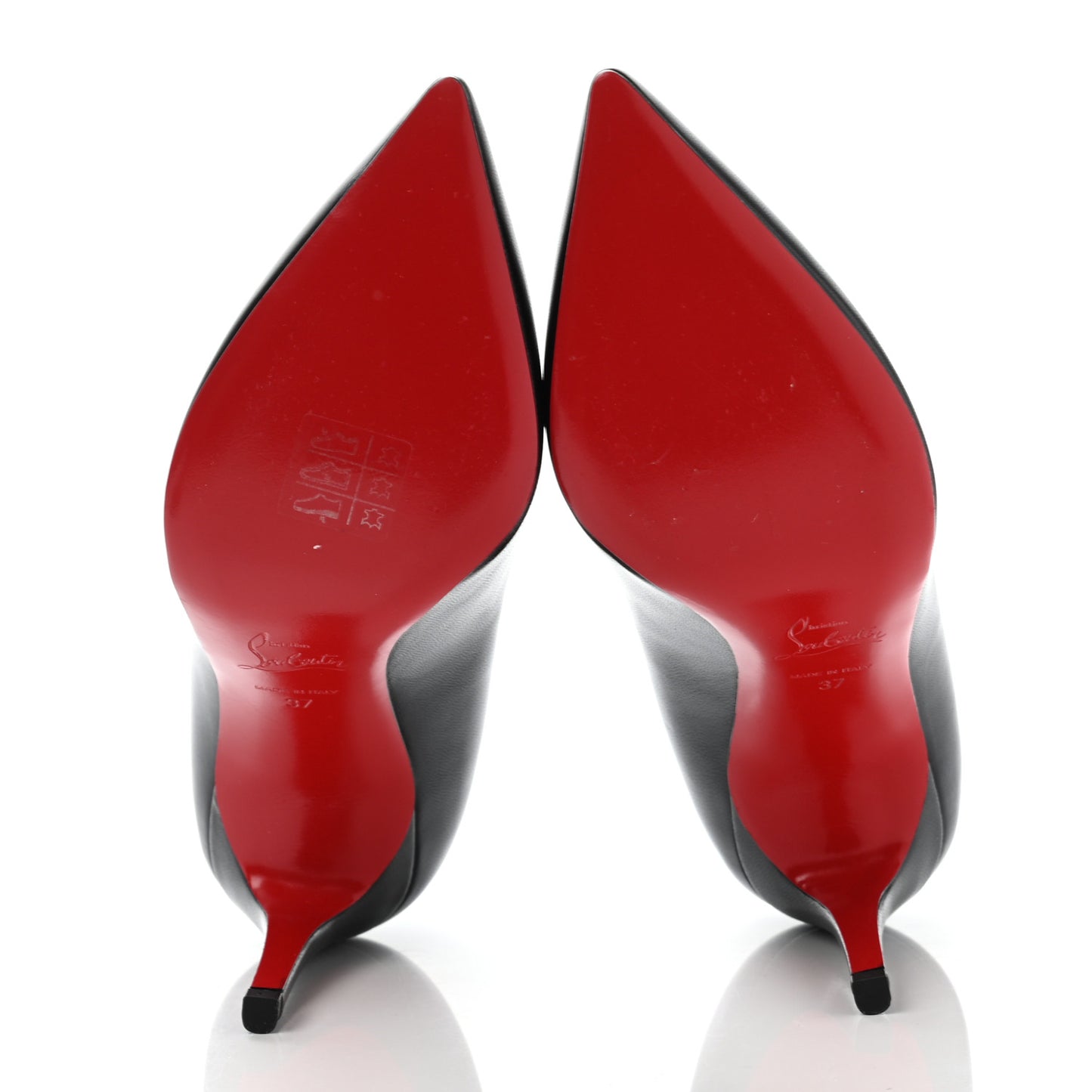 Shiny Nappa Pigalle 85 Pumps 37 Black