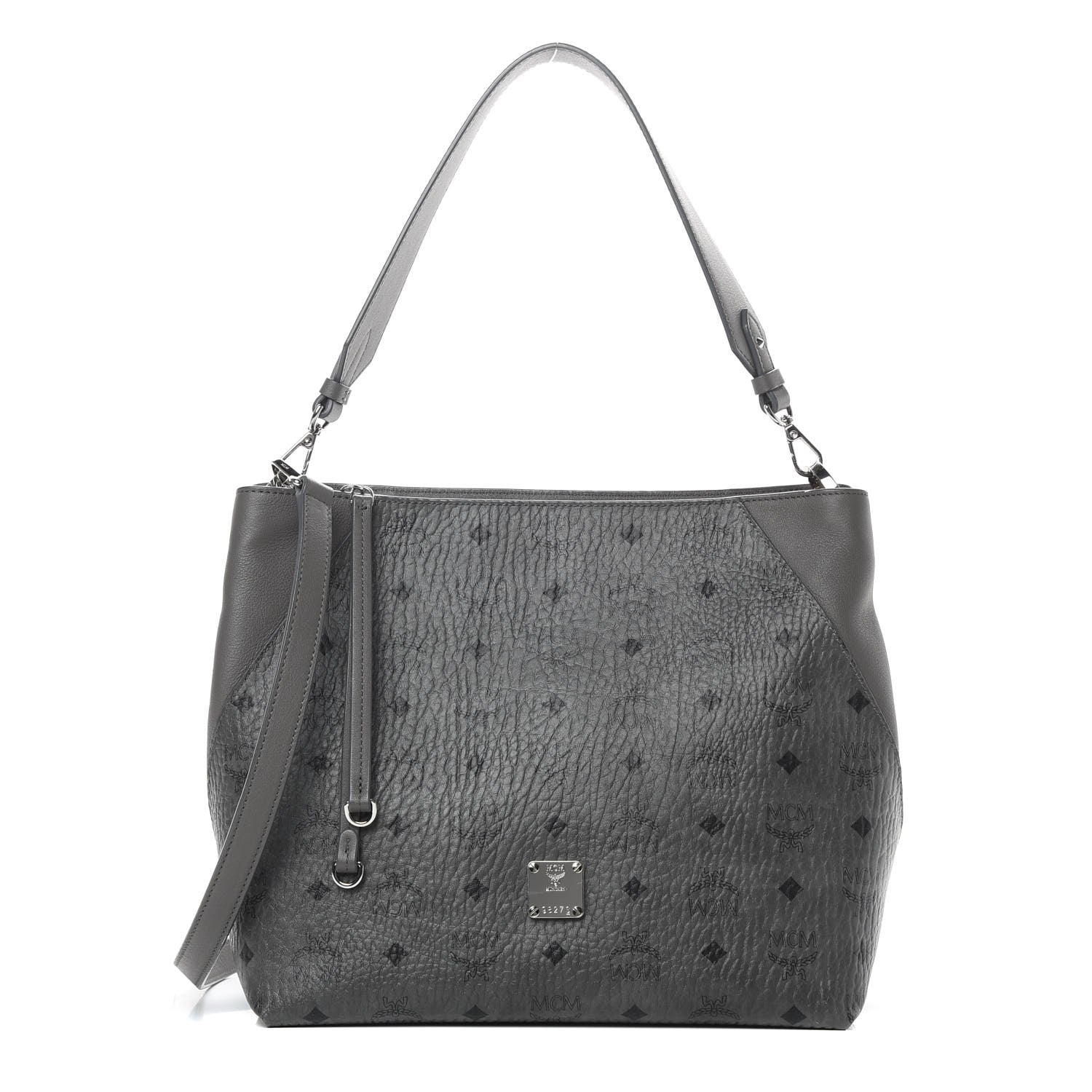 MCM Visetos Medium Klara Hobo Grey 1 of 15