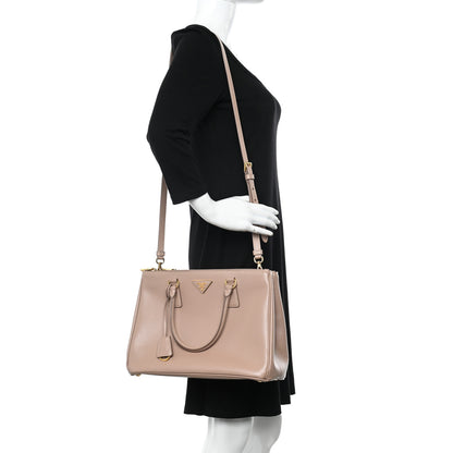 Prada Saffiano Lux Large Galleria Double Zip Tote Cammeo 2 of 15