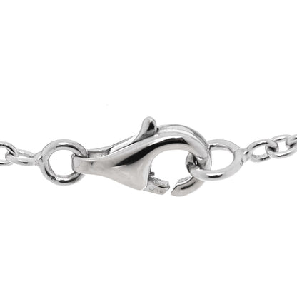 Cartier 18K White Gold Interlocking LOVE Necklace 4 of 7