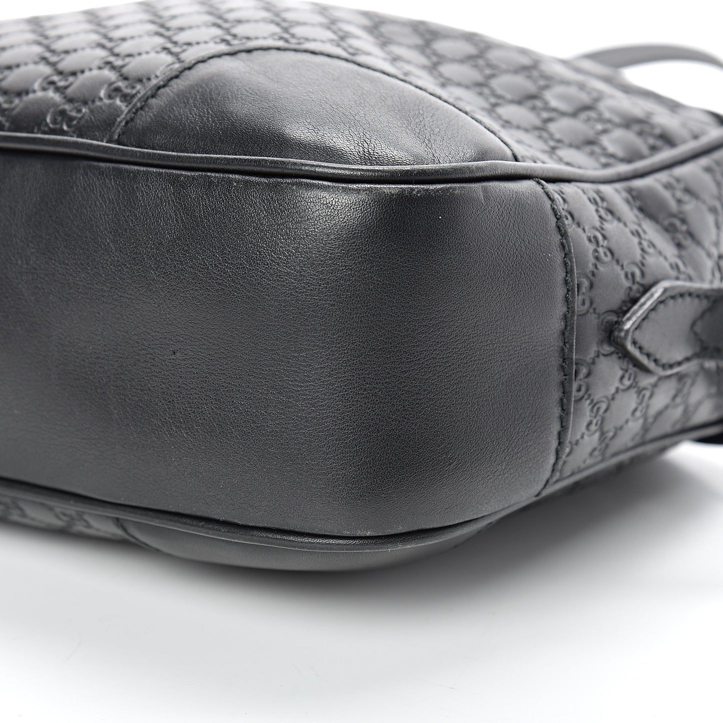 Microguccissima Mini Bree Messenger Bag Black