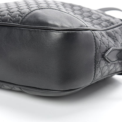 Gucci Microguccissima Mini Bree Messenger Bag Black 9 of 14