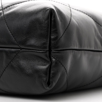 Chanel Shiny Calfskin Quilted Chanel 22 Black 12 of 13