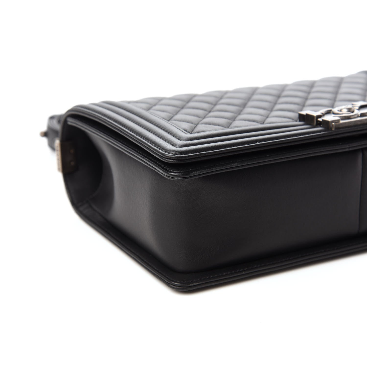 Chanel Calfskin Quilted New Medium Boy Flap Black 8 of 10