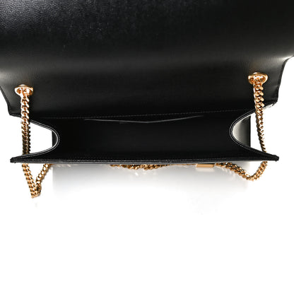 Saint Laurent Grain De Poudre Medium Classic Monogram Kate Satchel Black 5 of 11