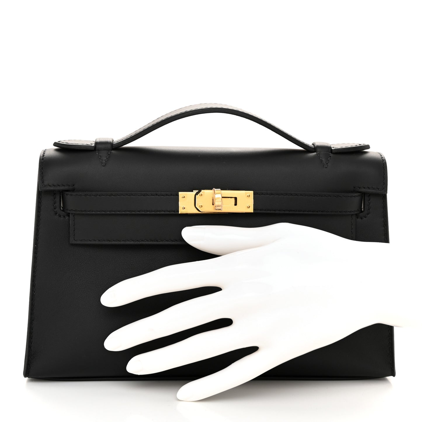 Swift Kelly Pochette Clutch Black