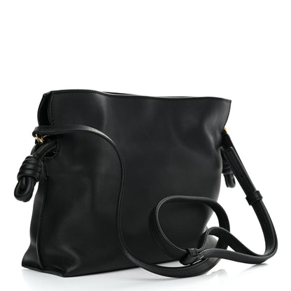 Loewe Calfskin Mini Flamenco Knot Clutch Black 3 of 10