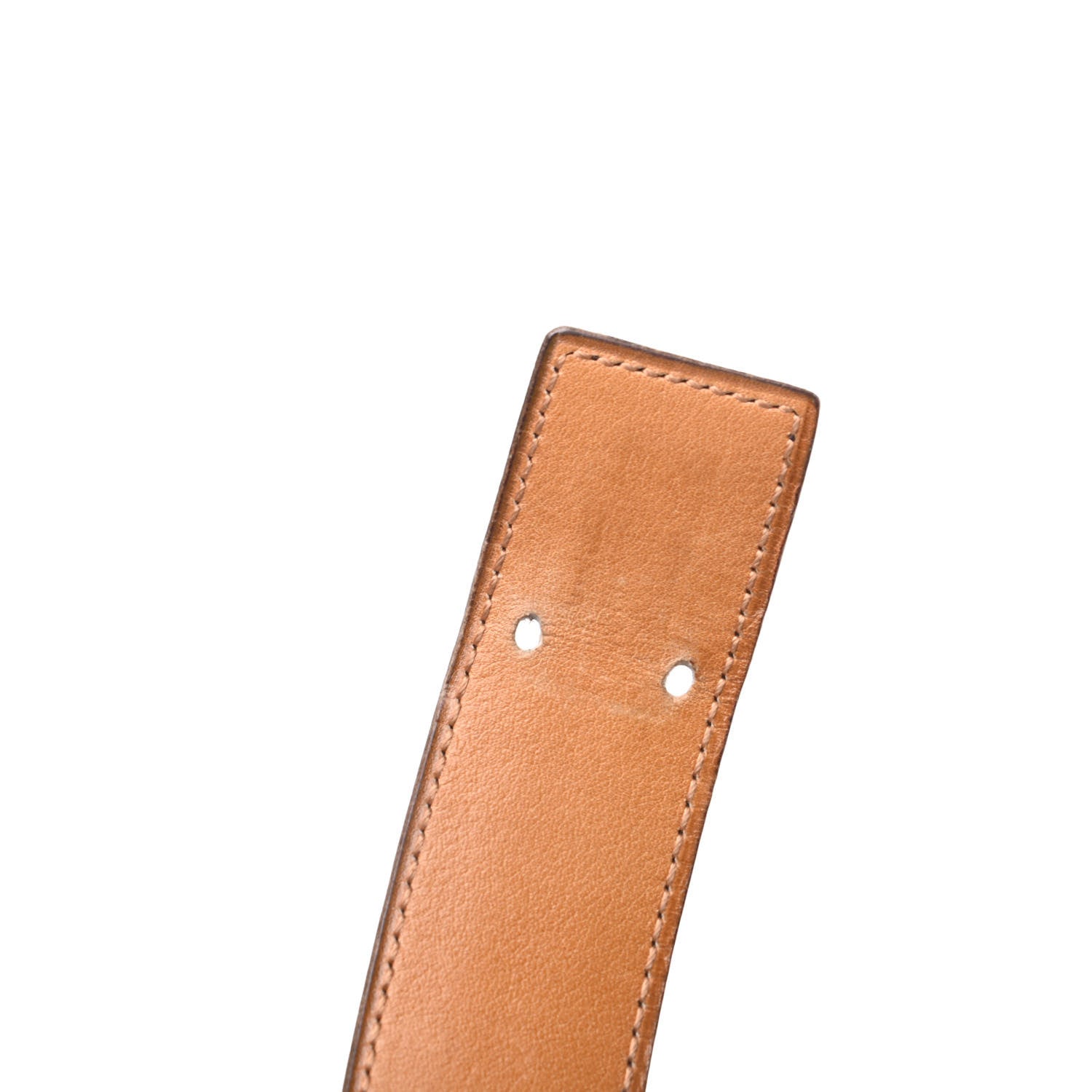 Hermes Box 32mm Fold Over H Belt 90 Chocolate 6 of 6