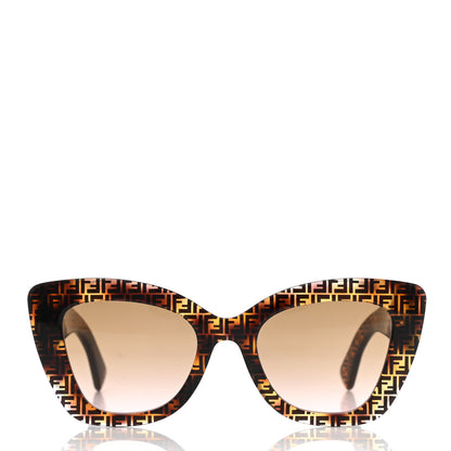 Fendi Acetate F is Fendi FF 51mm Cat Eye Sunglasses 0327/S Tortoise Camouflage 2 of 6