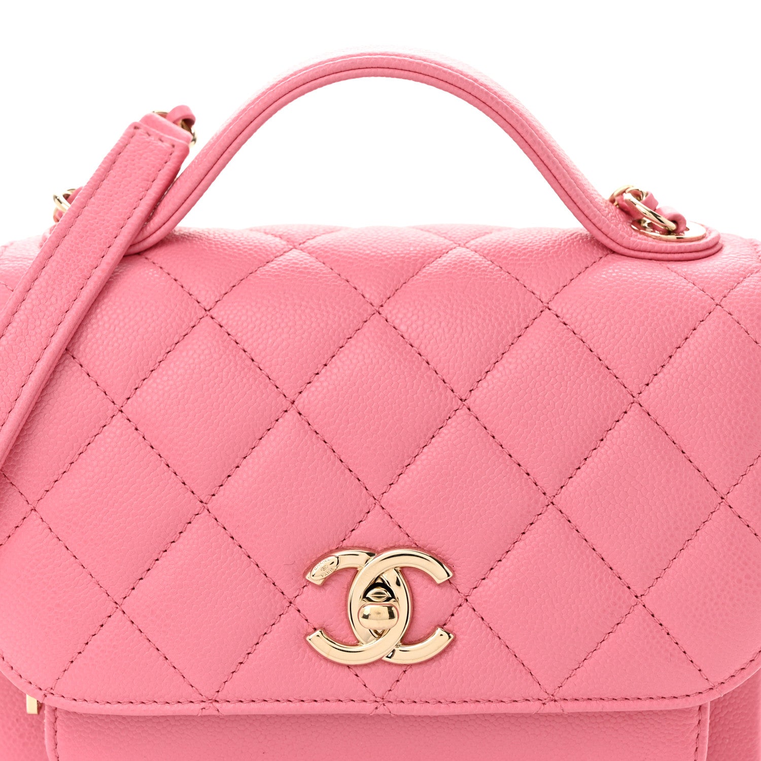 Chanel Caviar Quilted Small Business Affinity Flap Pink 8 of 11