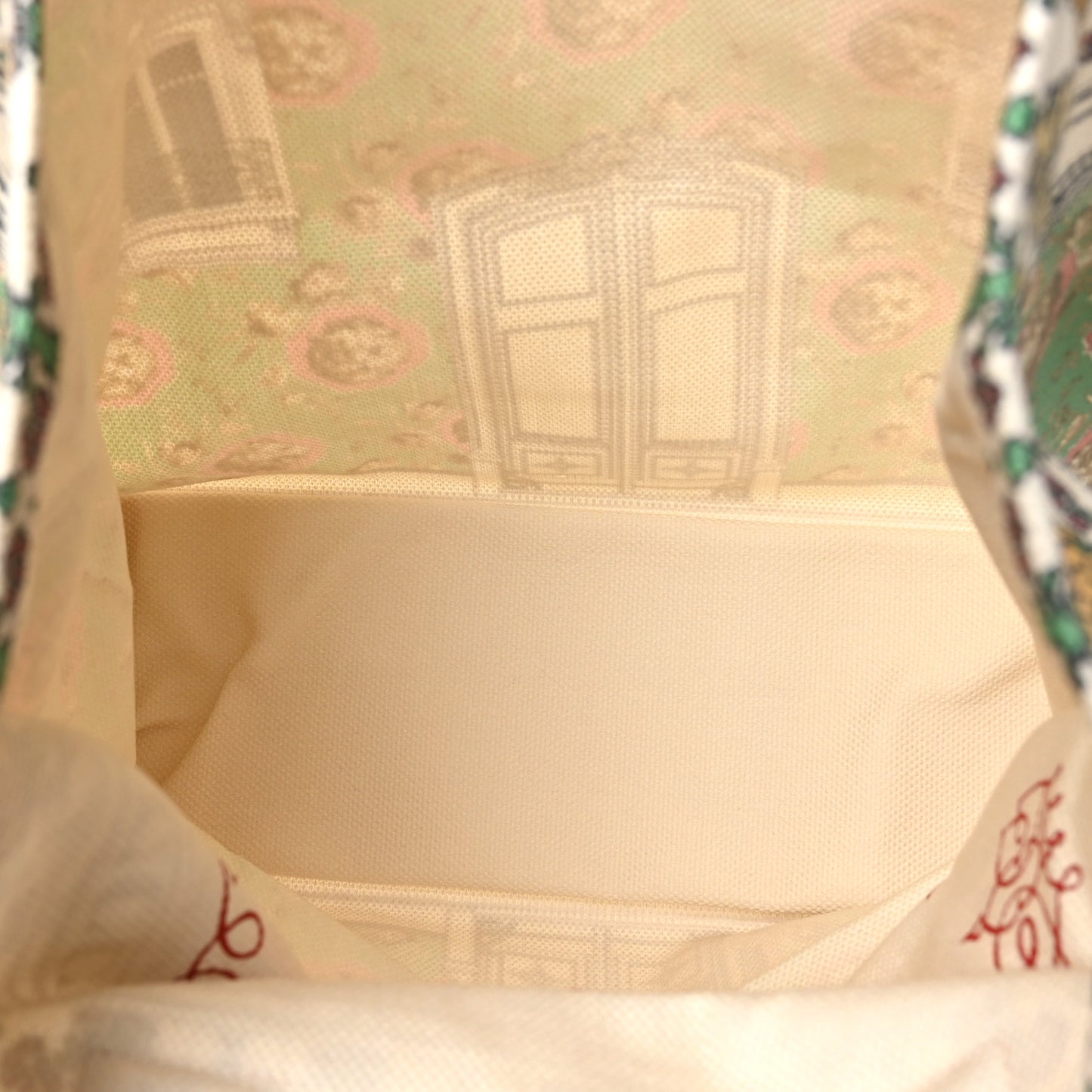 Canvas Botanical Garden Vertical Tote Multicolor