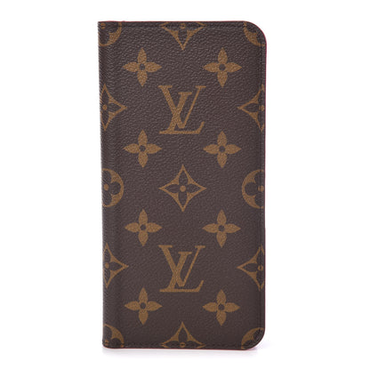 Louis Vuitton Monogram iPhone XS Max Folio Case Rose Pop 1 of 9