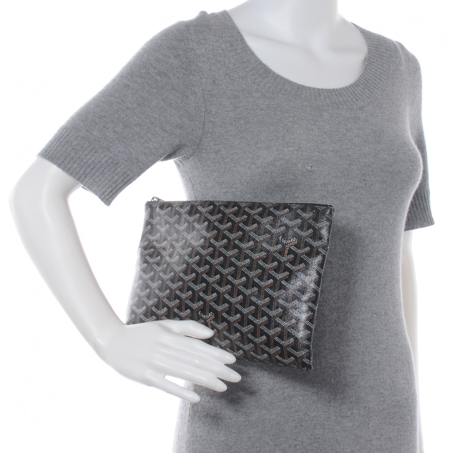 Goyard Goyardine Document Case Black 2 of 8