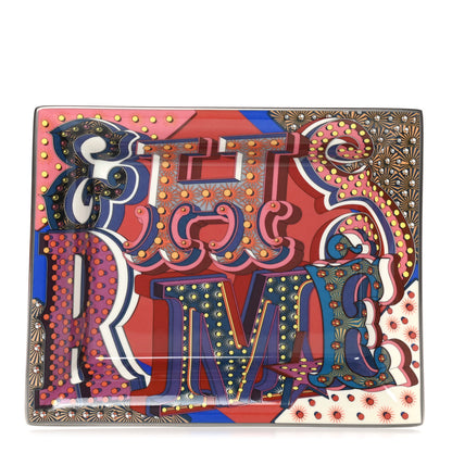 Hermes Porcelain Electrique Change Tray Pourpre 1 of 4
