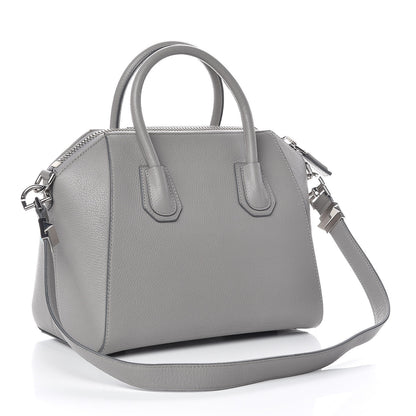 Givenchy Sugar Goatskin Small Antigona Pearl Grey 3 of 9