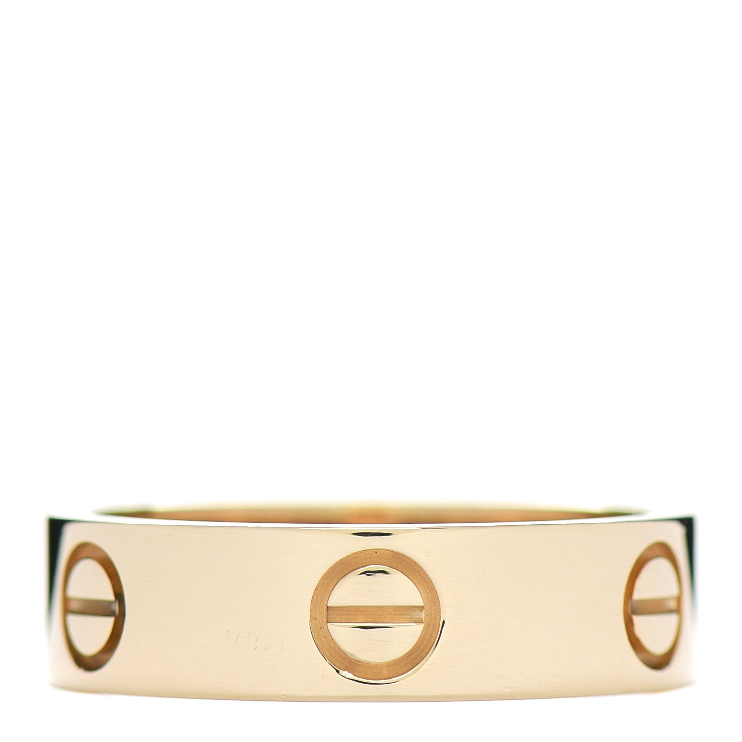 Cartier 18K Yellow Gold 5.5mm LOVE Ring 56 7.5 3 of 5