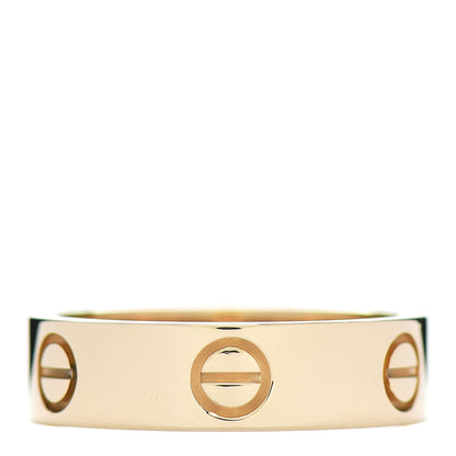 Cartier 18K Yellow Gold 5.5mm LOVE Ring 56 7.5 3 of 5
