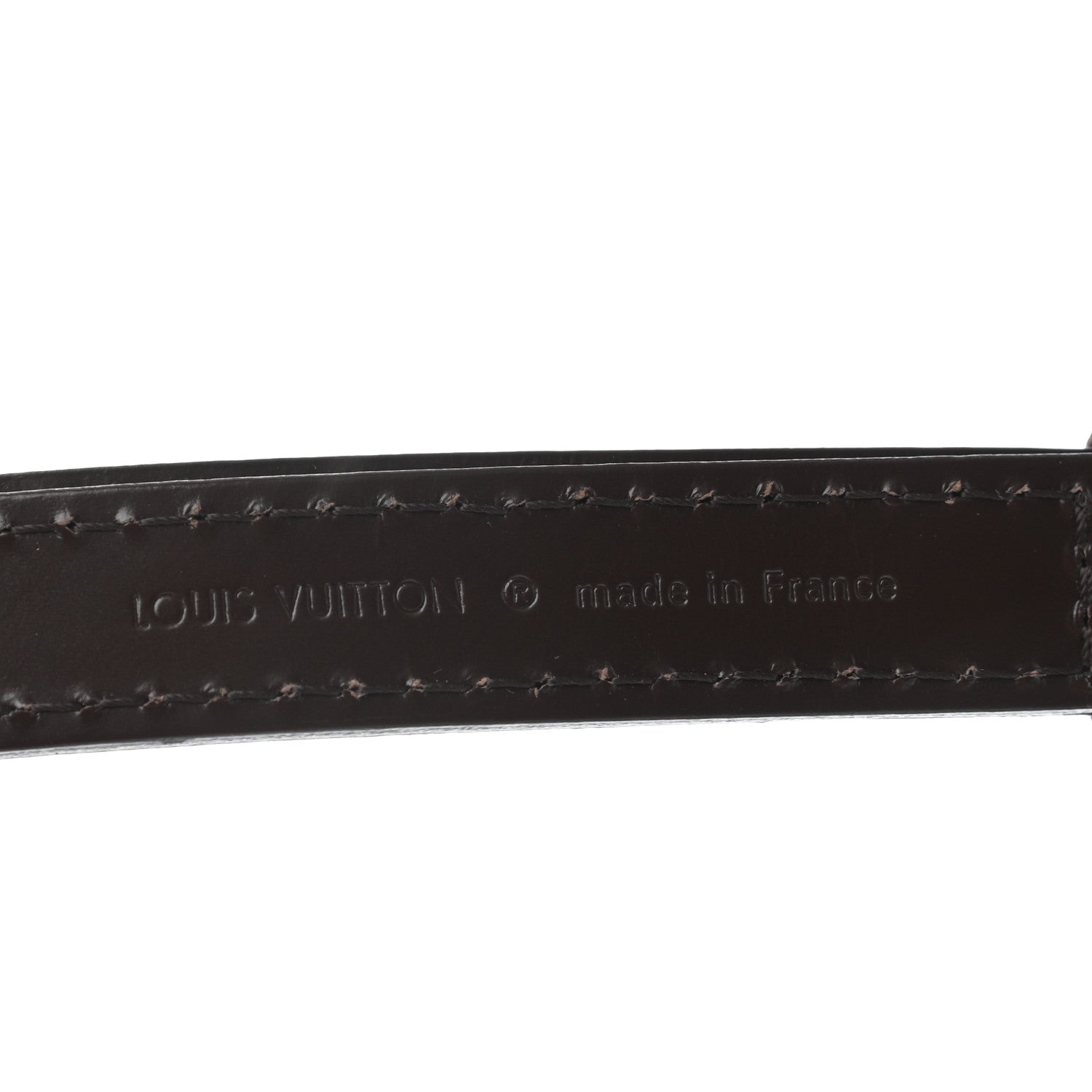 Louis Vuitton Calfskin 16mm Adjustable Shoulder Strap Brown 4 of 5