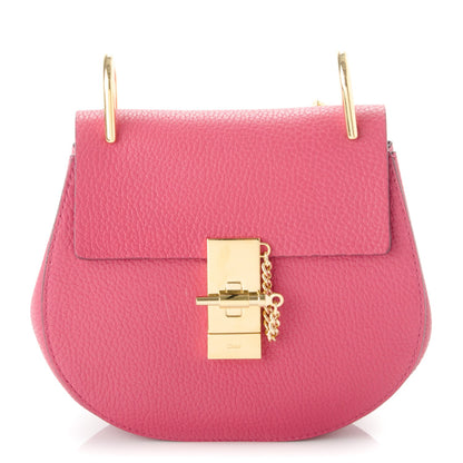 Chloe Grained Lambskin Mini Drew Shoulder Bag Dreamy Pink 1 of 6