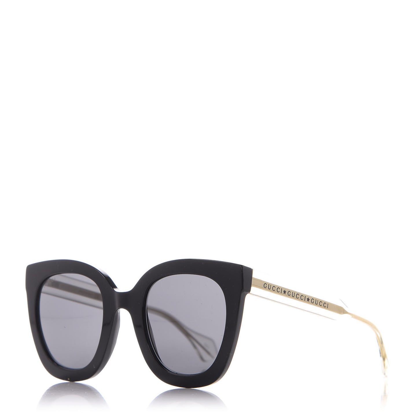 Acetate Crystal Sunglasses GG0564S Black Grey