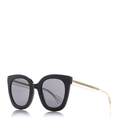 Gucci Acetate Crystal Sunglasses GG0564S Black Grey 1 of 8
