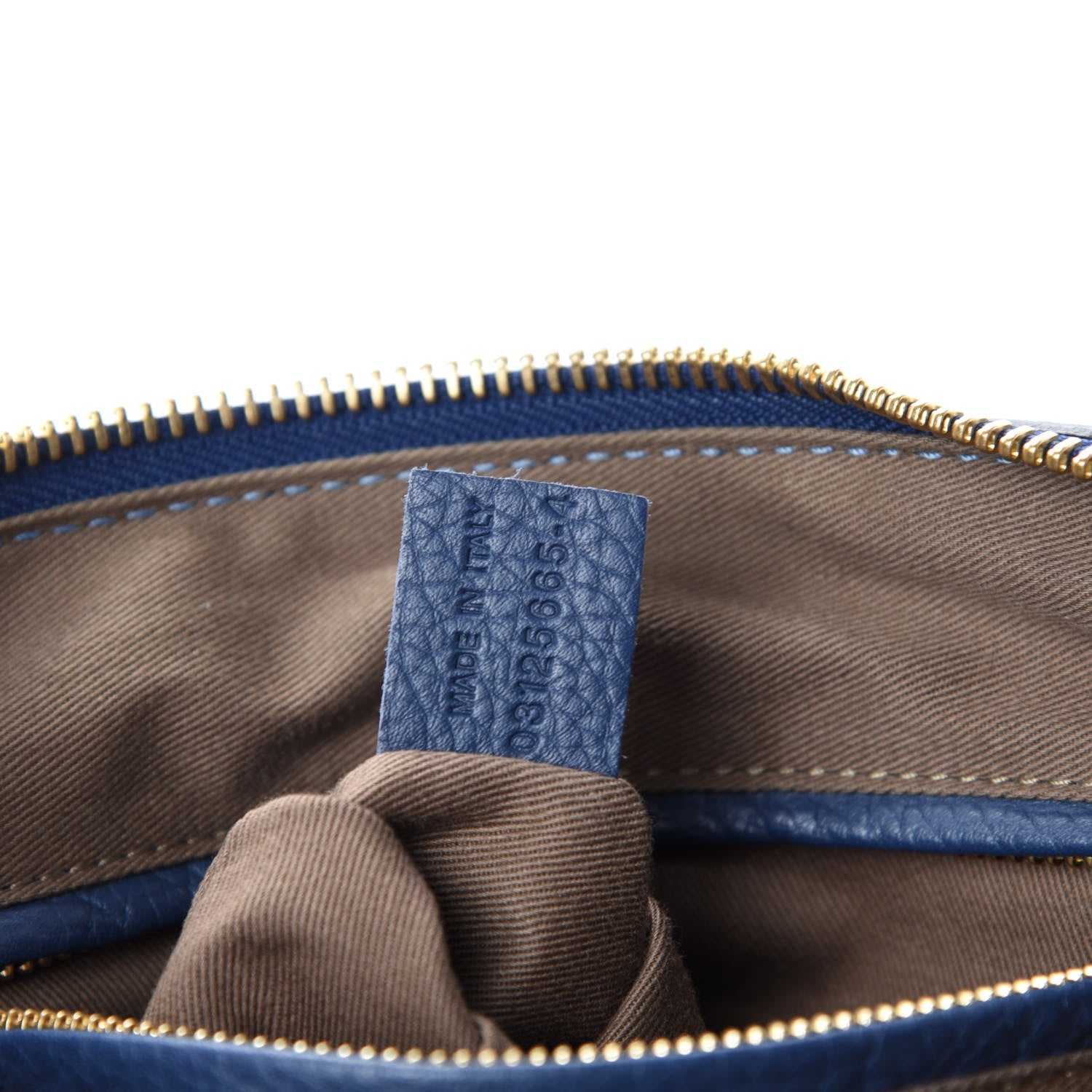 Chloe Calfskin Medium Marcie Satchel Royal Navy 9 of 10