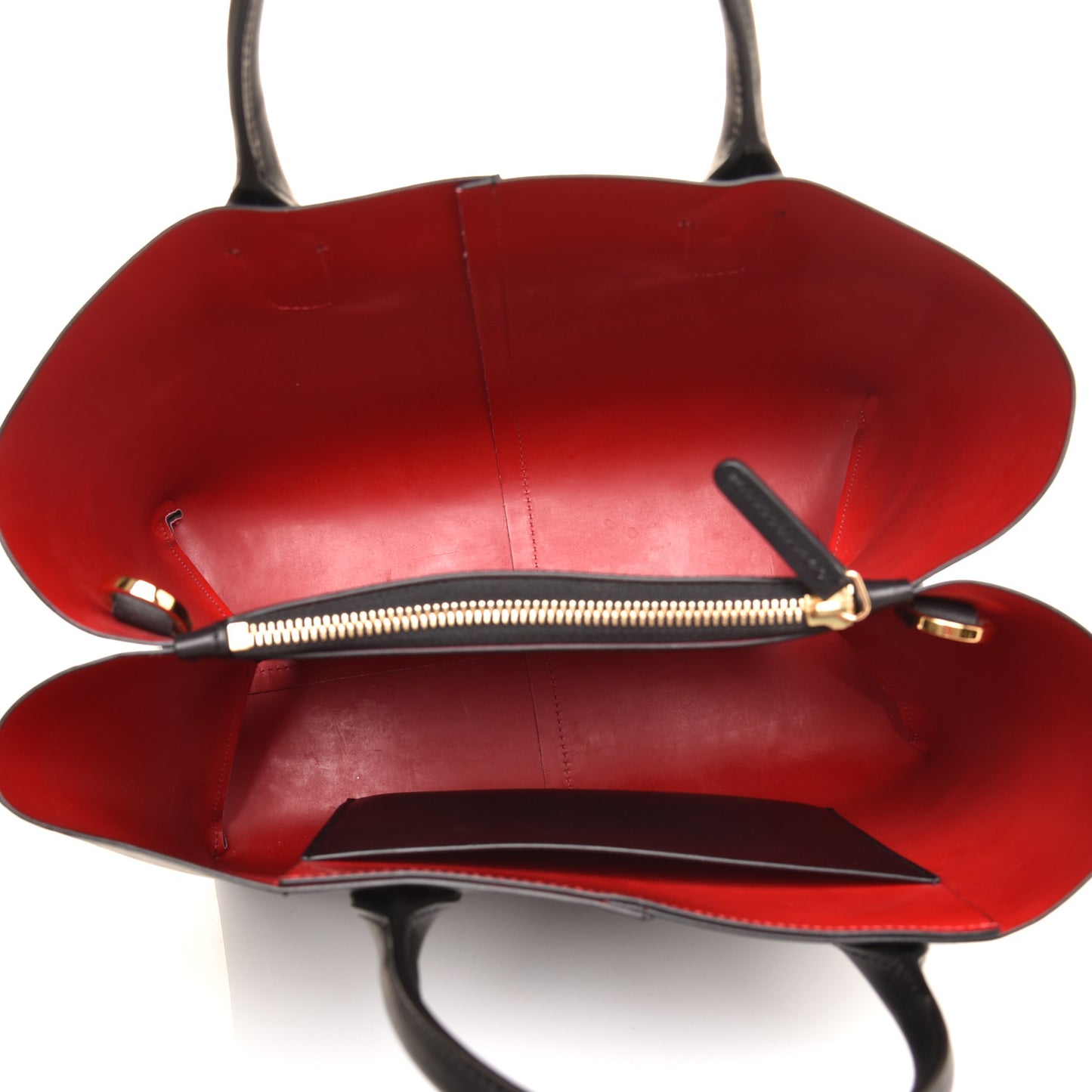 Calfskin Mini Folded Bag Black Flamma