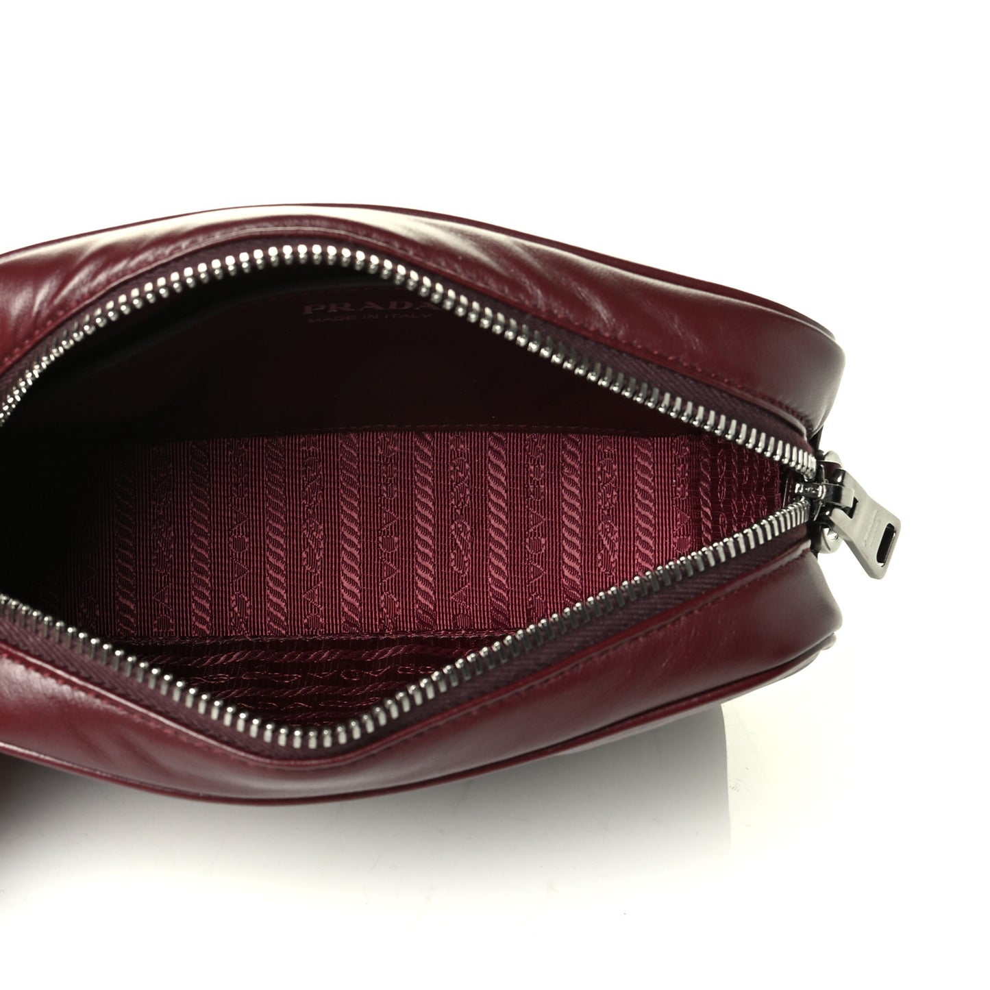 Soft Calfskin Diagramme Crossbody Bag Granato