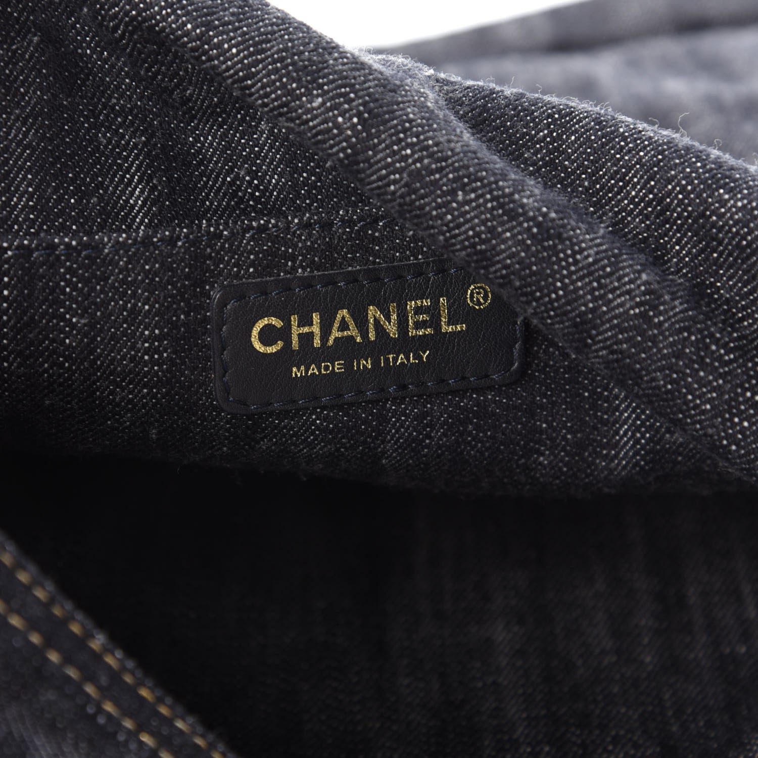 Chanel Denim CC Messenger Bag Blue 8 of 12