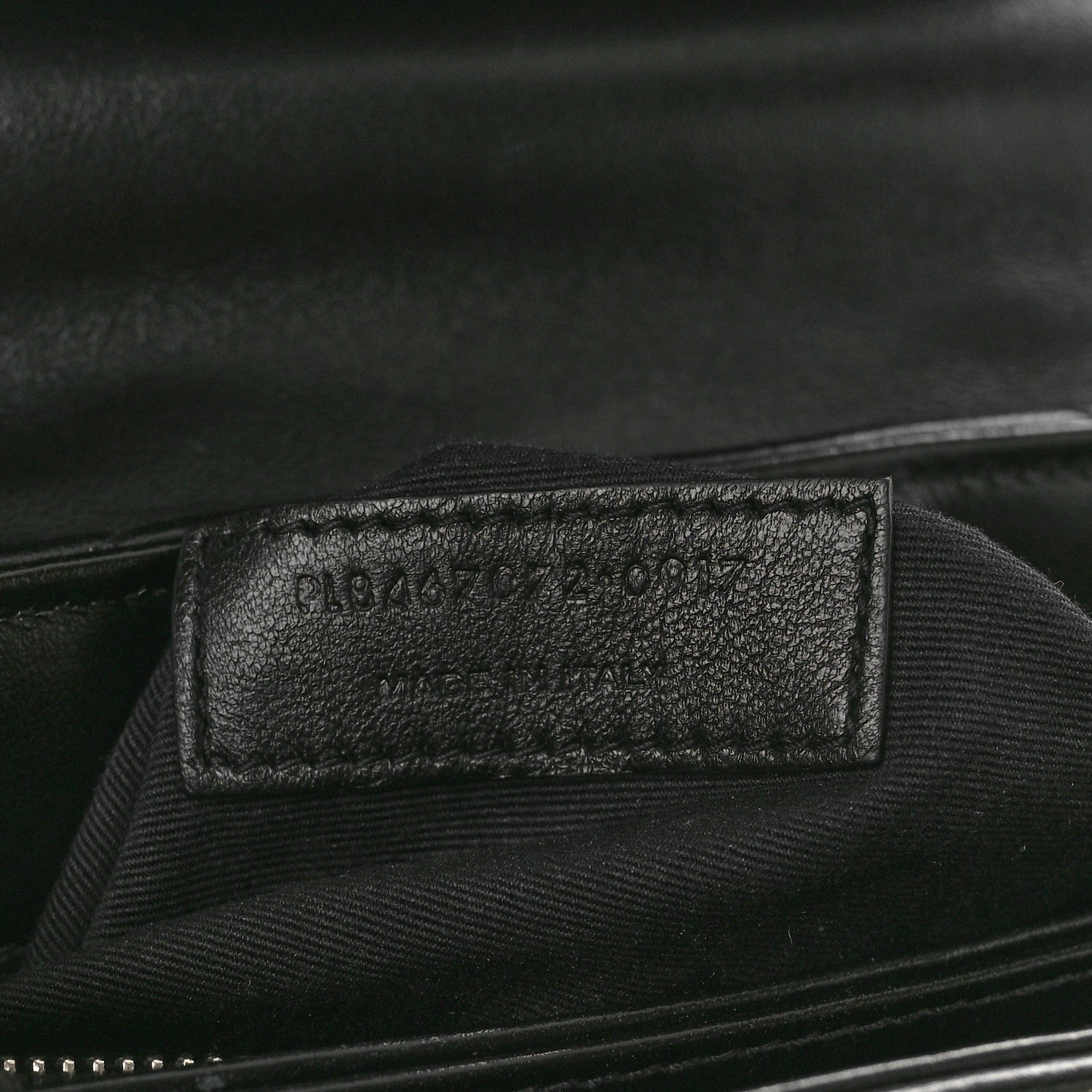 Saint Laurent Calfskin Y Quilted Monogram Toy Loulou Crossbody Bag Black 8 of 13