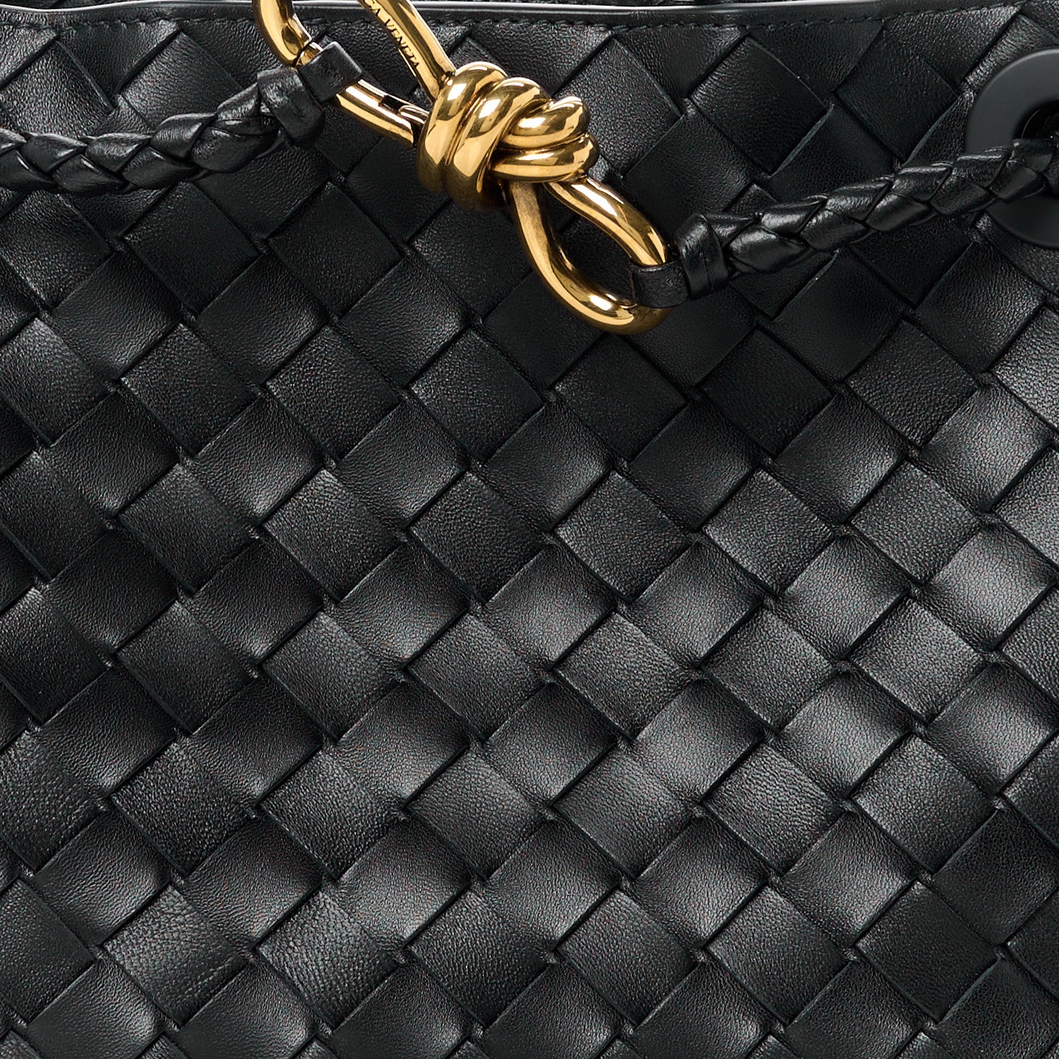 Bottega Veneta Nappa Intrecciato Small Andiamo Shoulder Bag Black 8 of 10