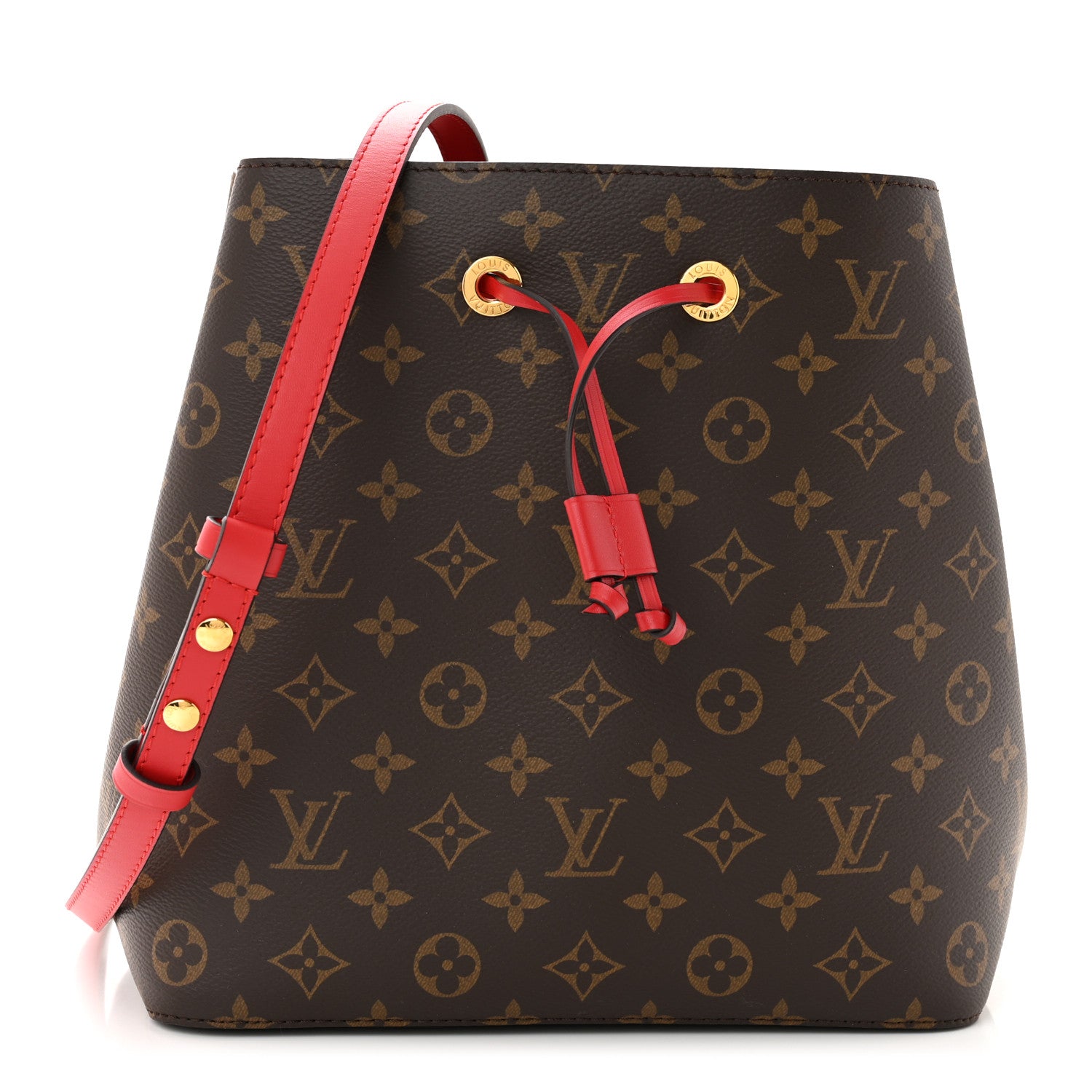 Louis Vuitton LOUIS VUITTON Monogram Neonoe MM Coquelicot 1 of 9