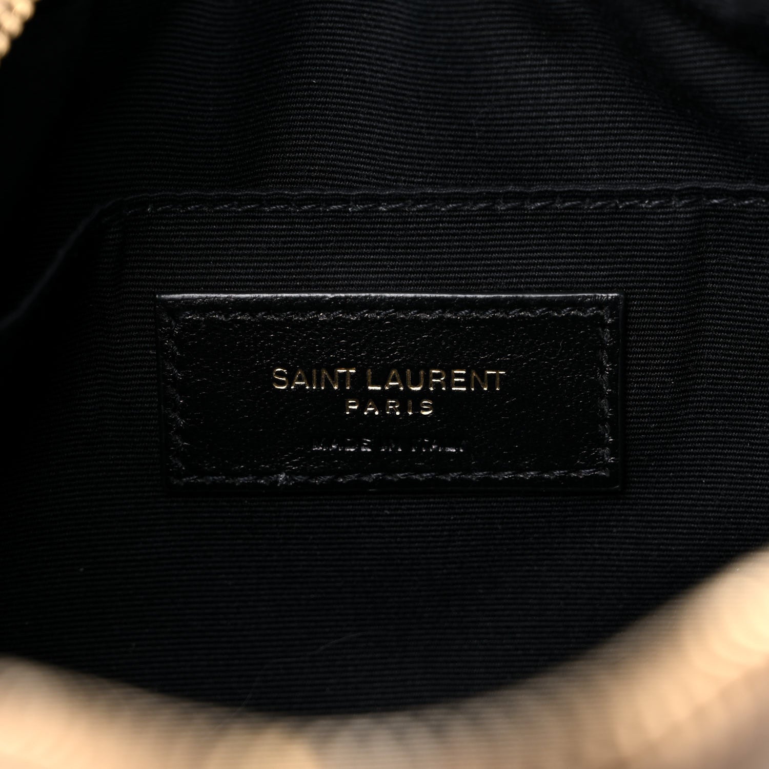 Saint Laurent Calfskin Matelasse Monogram Lou Camera Bag Dark Latte 7 of 9