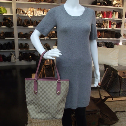 Gucci Monogram Charmy Shopper Tote Pink 2 of 11