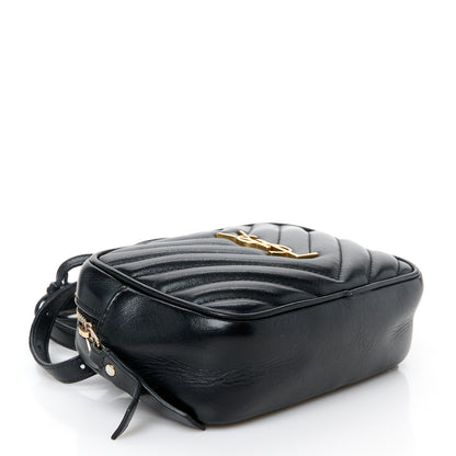 Saint Laurent Calfskin Matelasse Monogram Lou Belt Bag Black 4 of 10