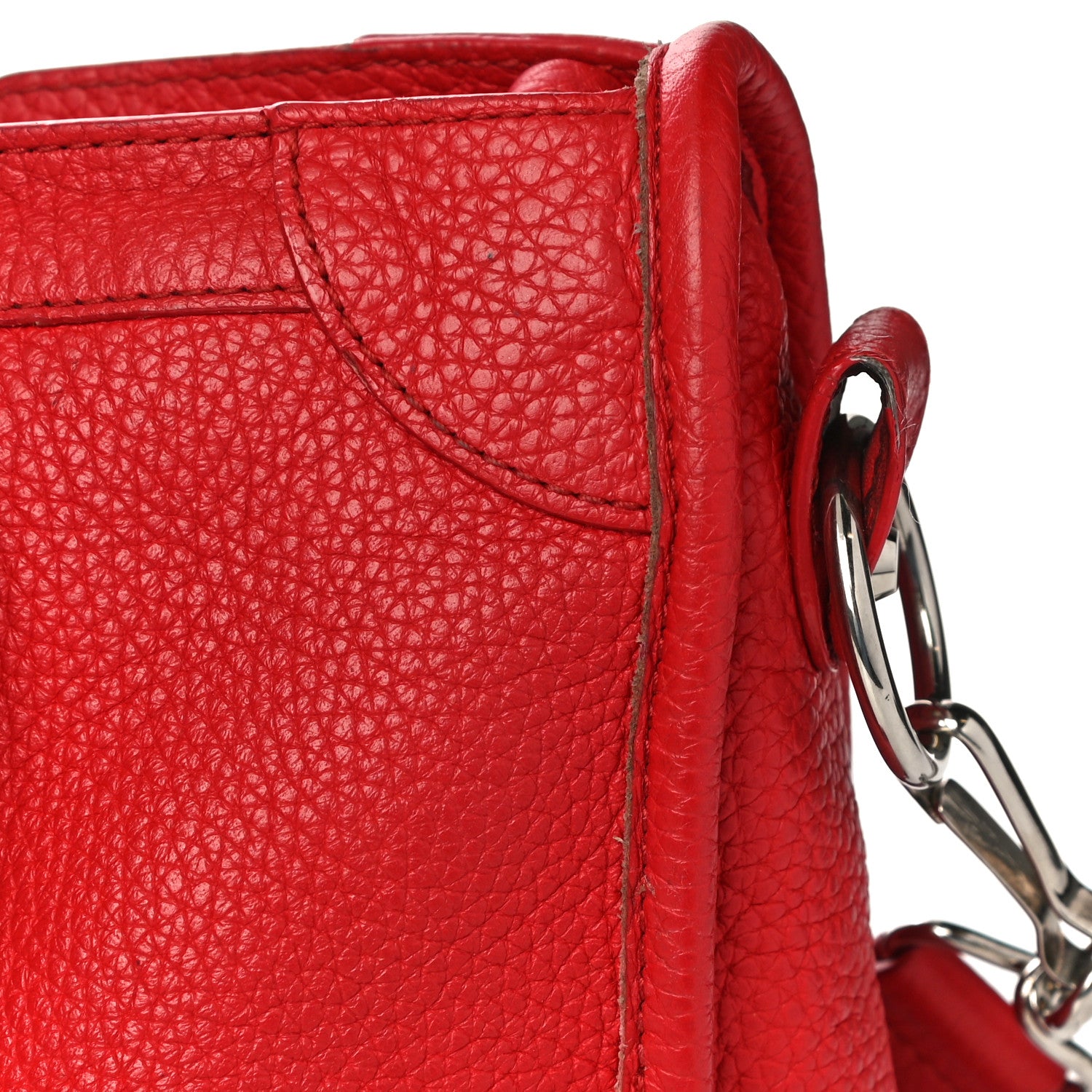 Balenciaga Vibrato Calfskin Classic Silver Hardware S City Rouge Cerise 13 of 20
