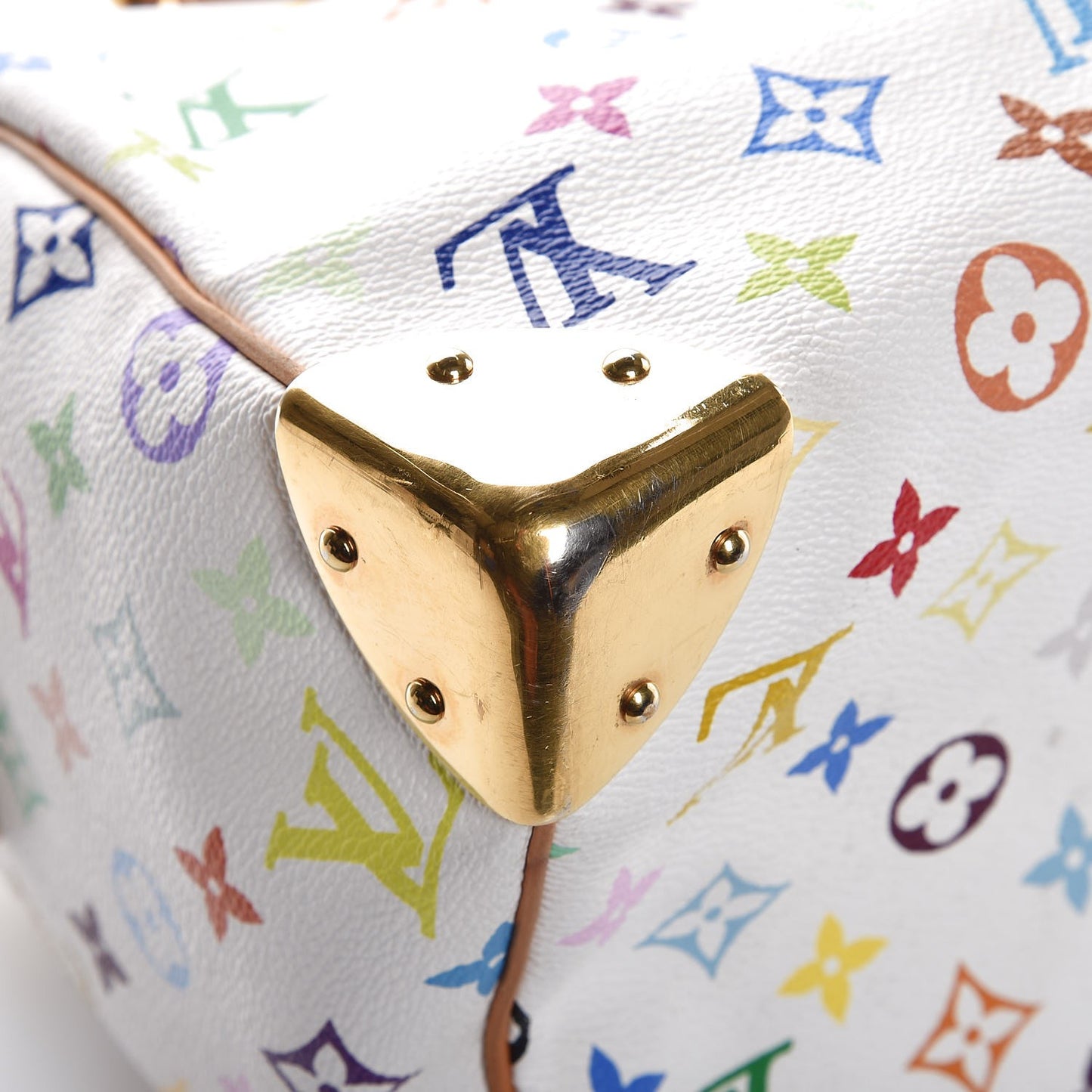 Monogram Multicolor Speedy 30 White