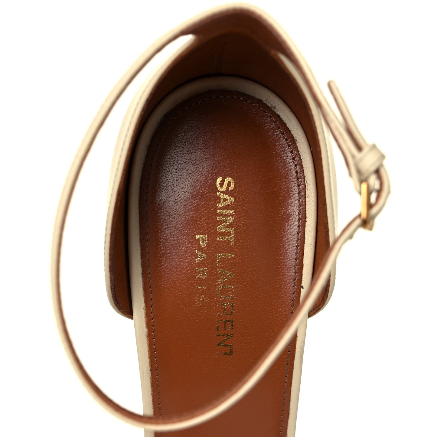 Calfskin Opyum Sandals 42 Real Beige