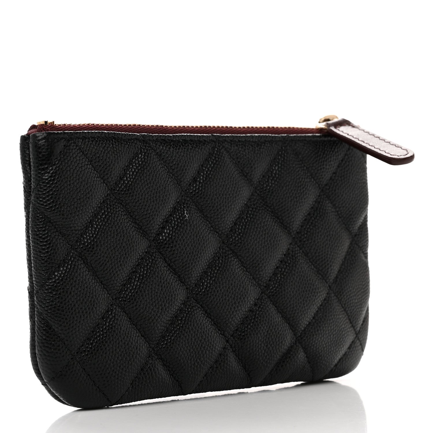 Chanel Caviar Quilted Small Cosmetic Case Black 3 of 7