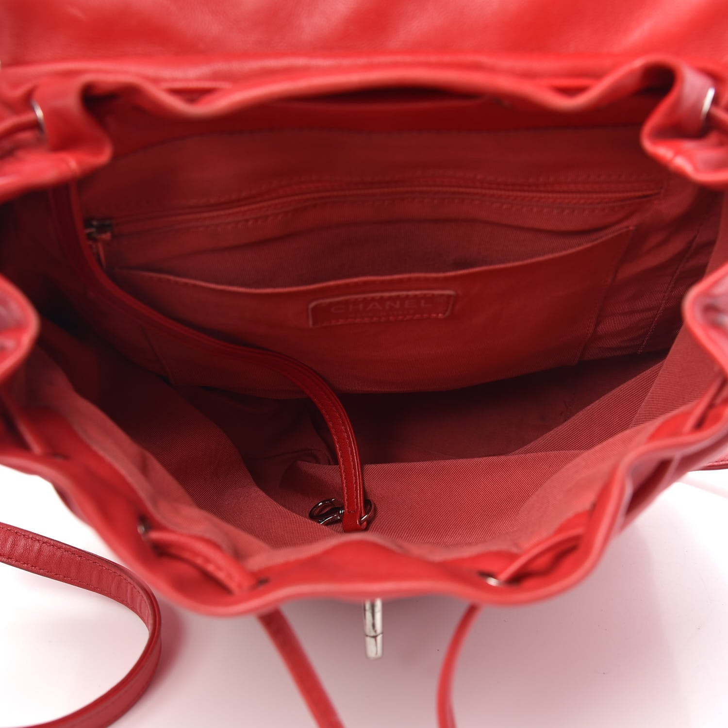 Chanel Lambskin Quilted Large Urban Spirit Backpack Red 4 of 17