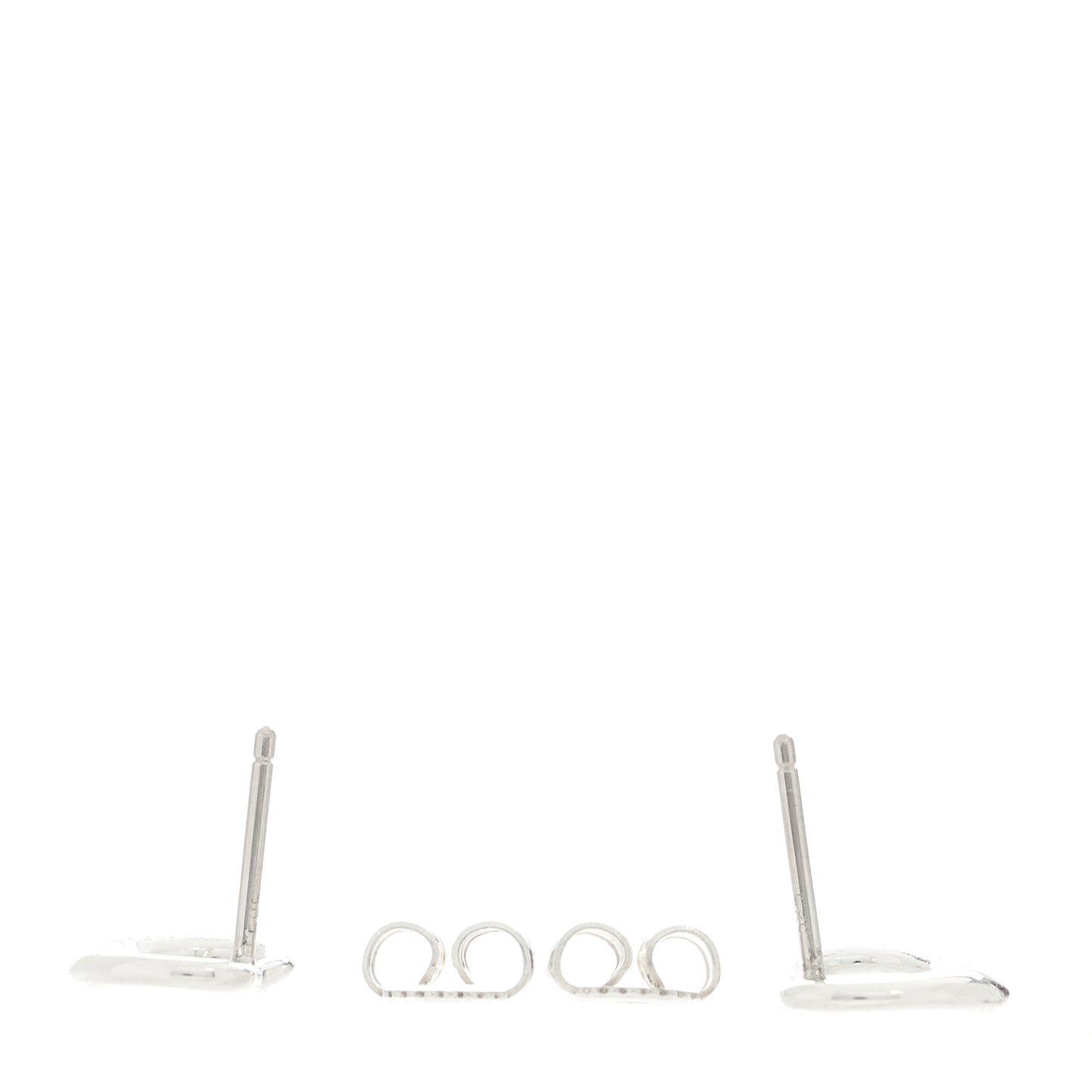 Sterling Silver 11mm Elsa Peretti Open Heart Earrings