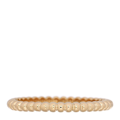 Van Cleef & Arpels 18K Yellow Gold Small Perlee Ring 57 8 3 of 5